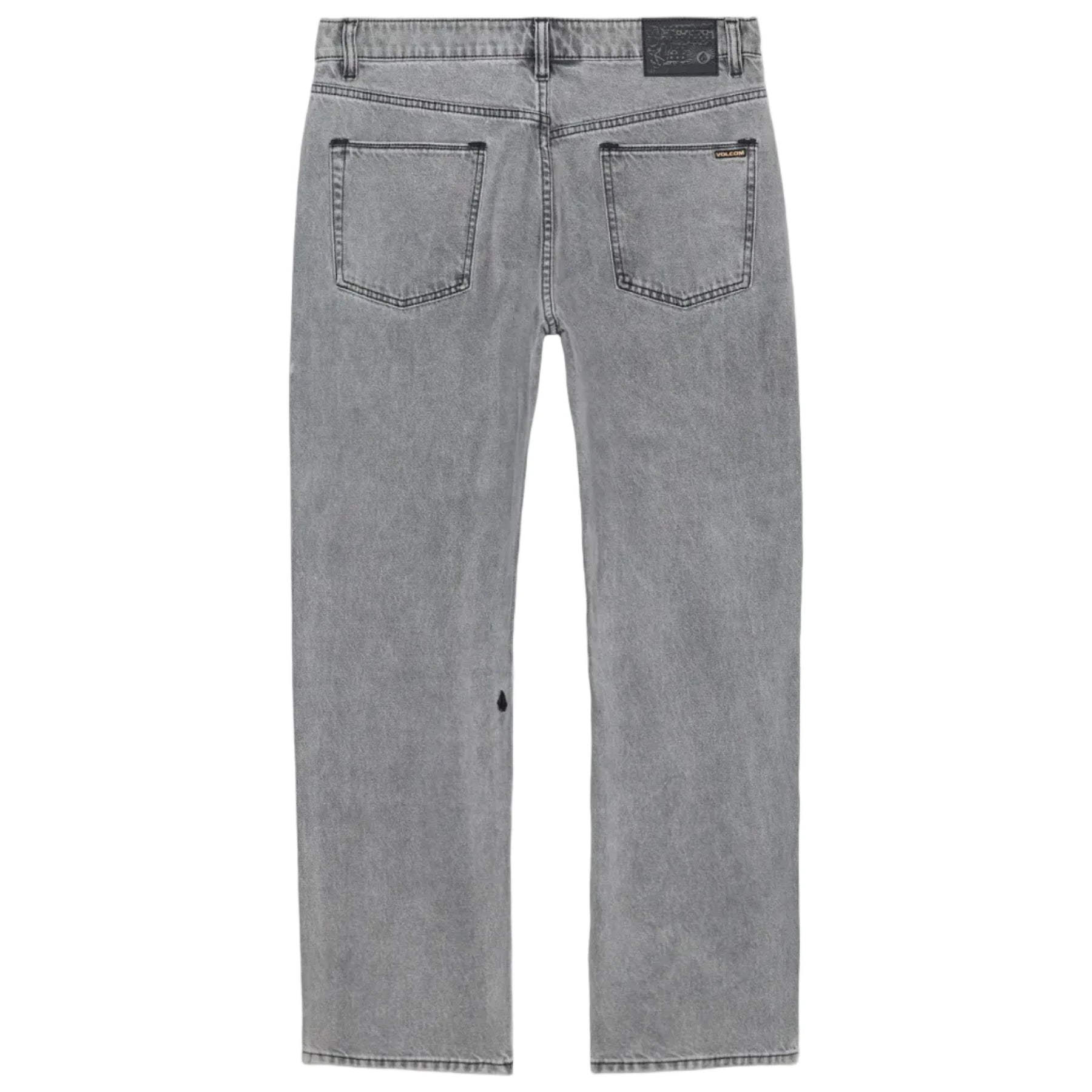 Volcom Fivedown Relaxed Tapered Denim - Light Grey