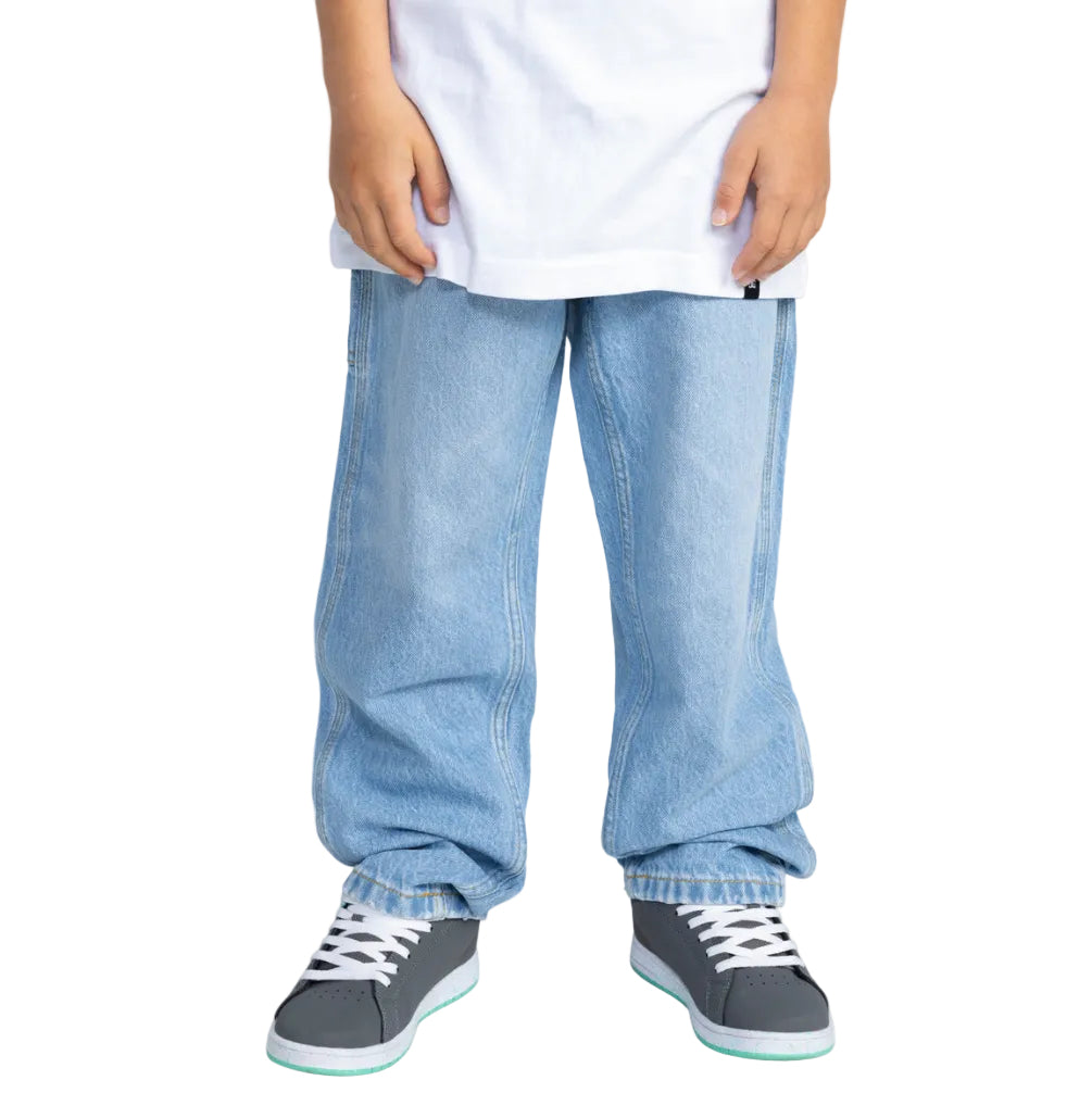 DC Youth Worker Carpenter Baggy Denim Pant - Licht Indigo