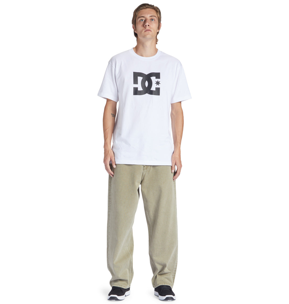 DC Worker Baggy Denim Jeans - Green Overdye
