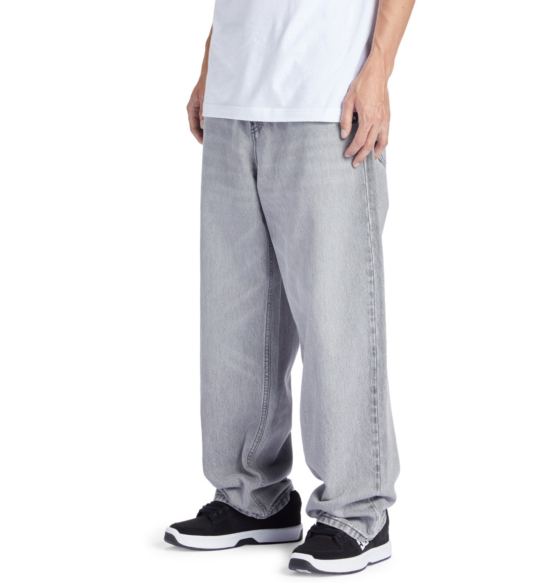 DC Worker Baggy Denim - Grey Wash
