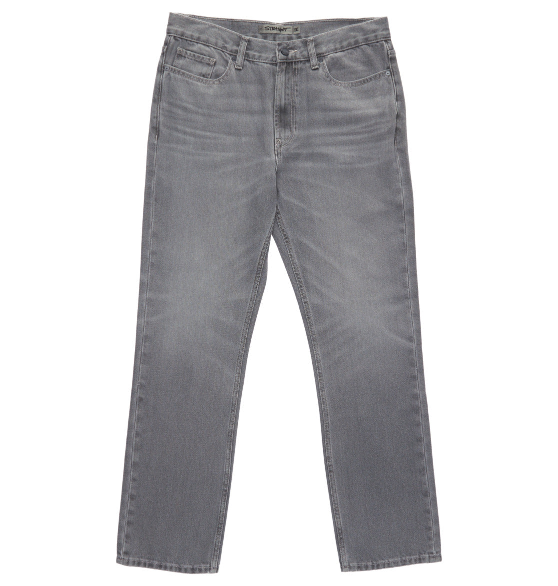 DC Worker Straight Jeans - Washed Grey