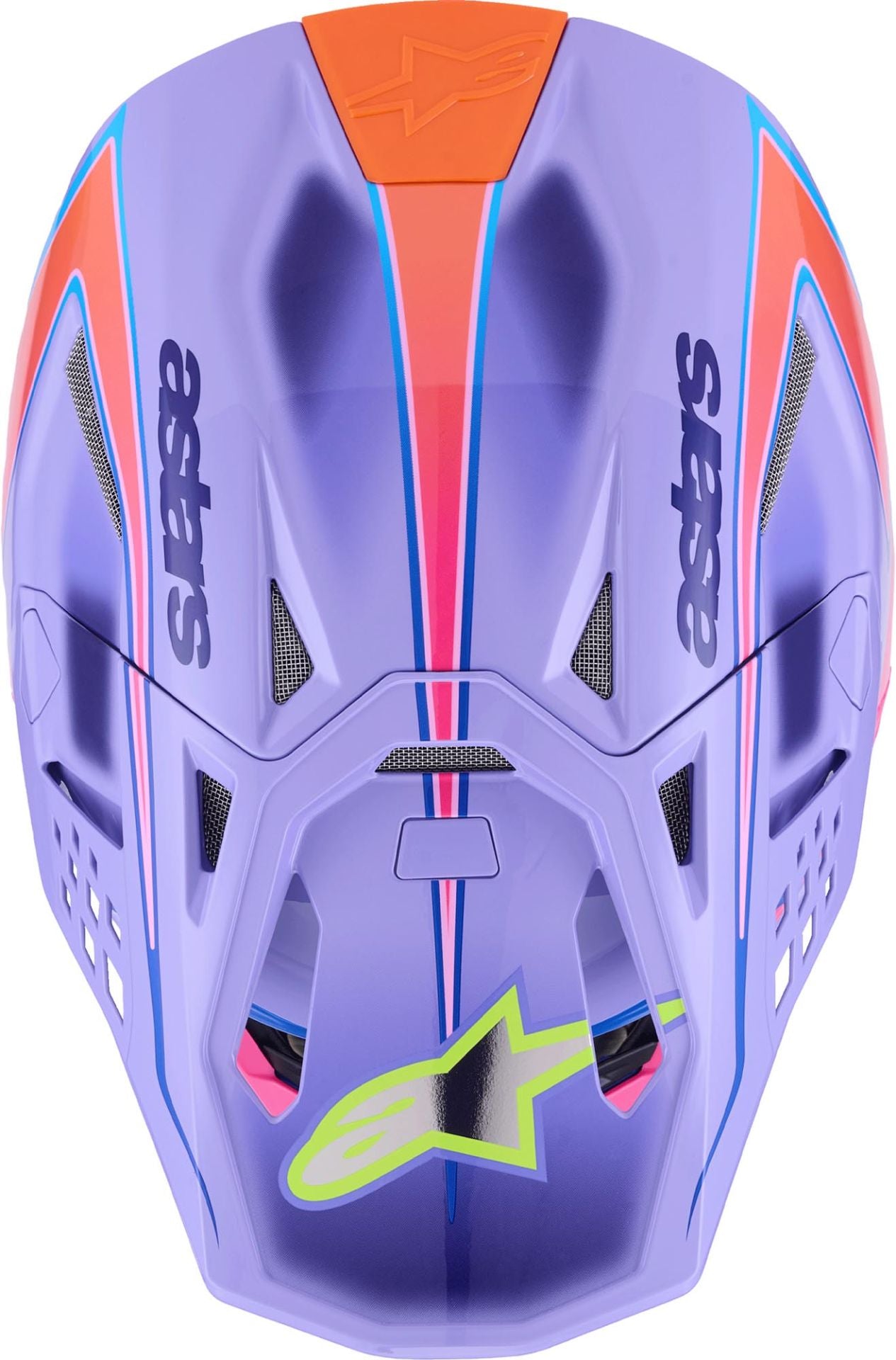 Alpinestars S-M10 Jett Lawrence R01 Replica Helmet - Purple/Pink/Fluo Yellow