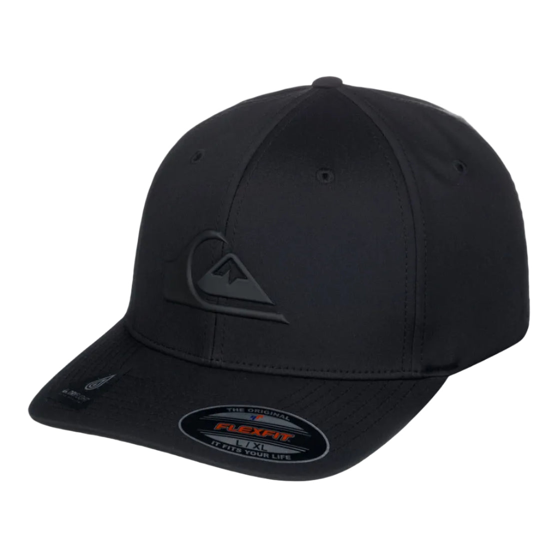Quiksilver Amped Up Flexfit Hat - True Black
