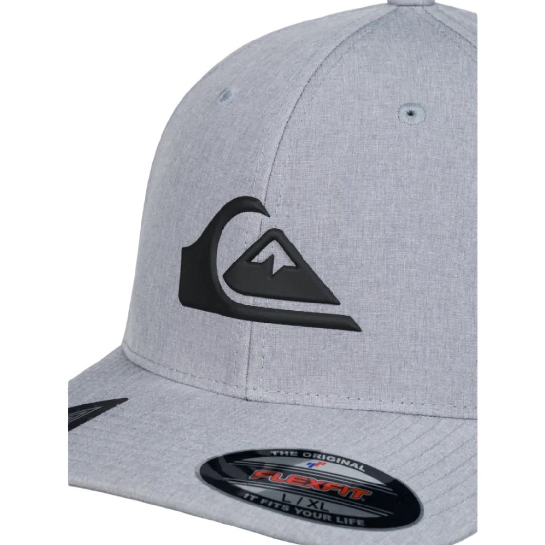 Casquette Quiksilver Amped Up Flexfit - Gris chiné