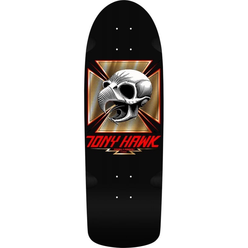 Limited Edition Bones Brigade Series 16  Tony Hawk Reissue Deck - Black/Gold Foil