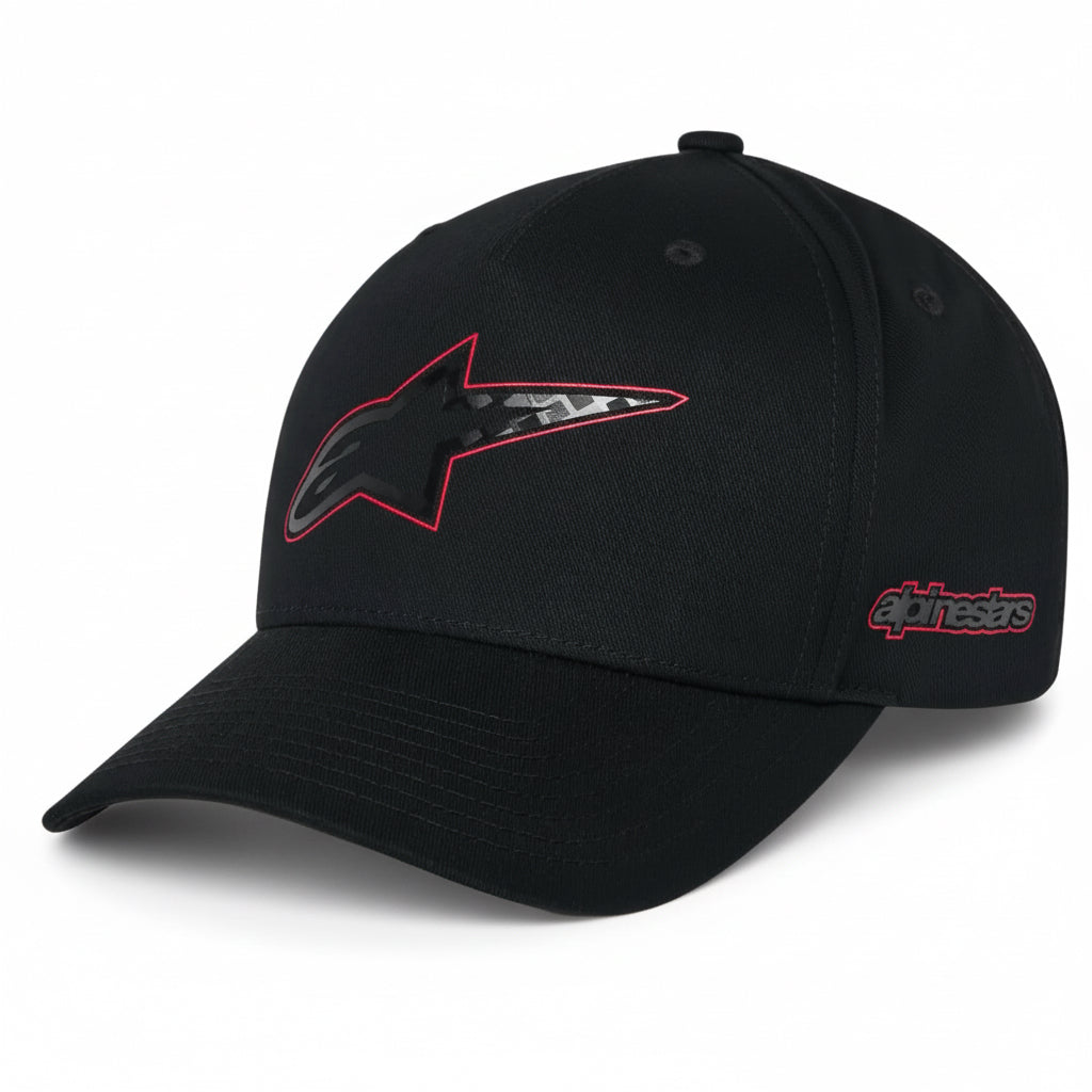 Alpinestars Carbon Fiber Snapback Hat - Black