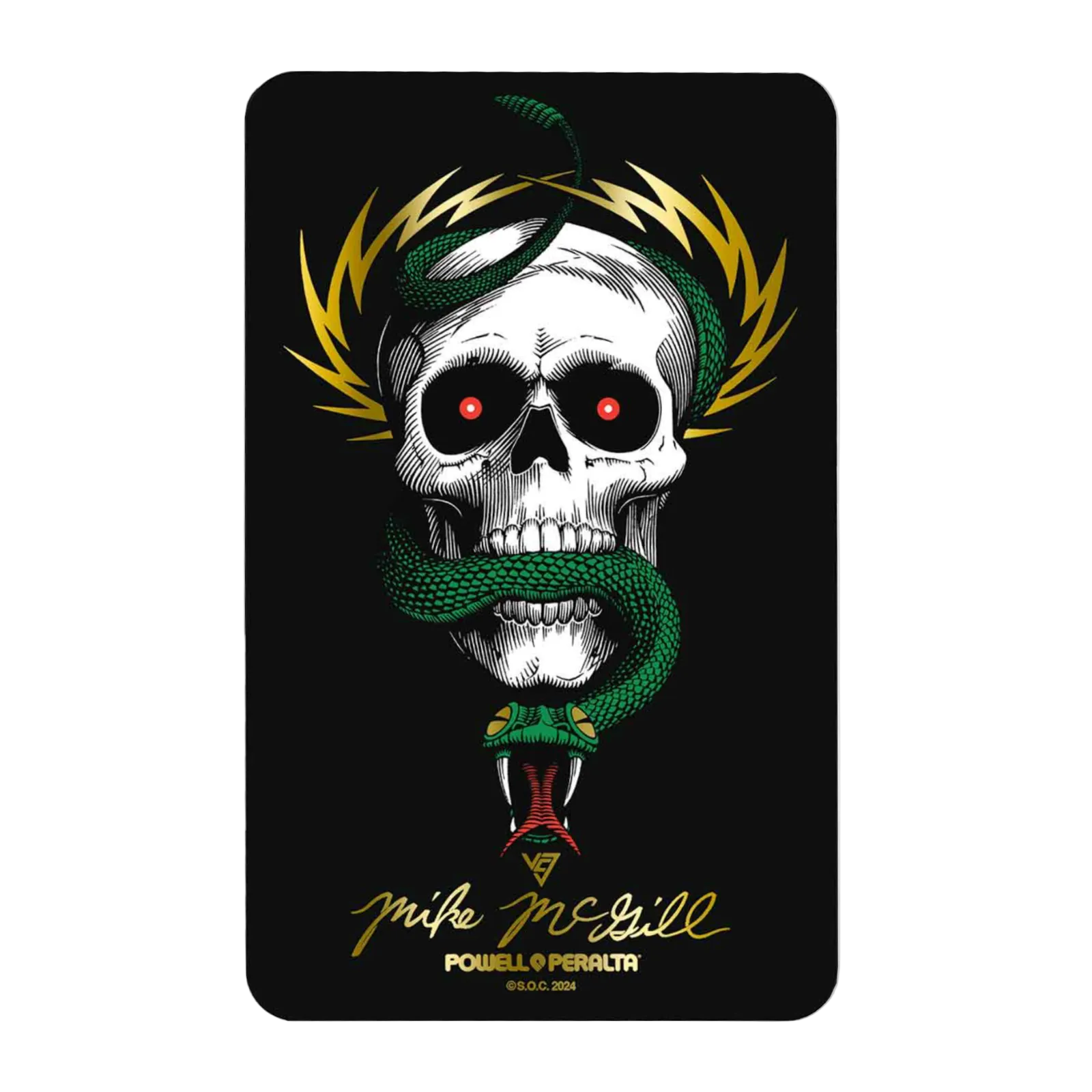 Powell Peralta McGill 40th Anniversary Sticker 6"