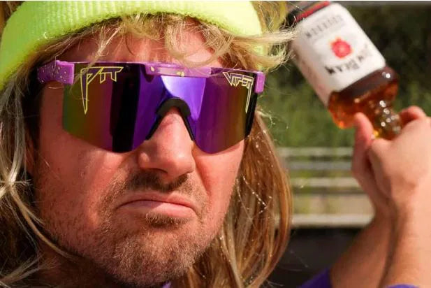 Pit Viper The Donatello Polarized Double WIde Nut3ll4 Sunglasses