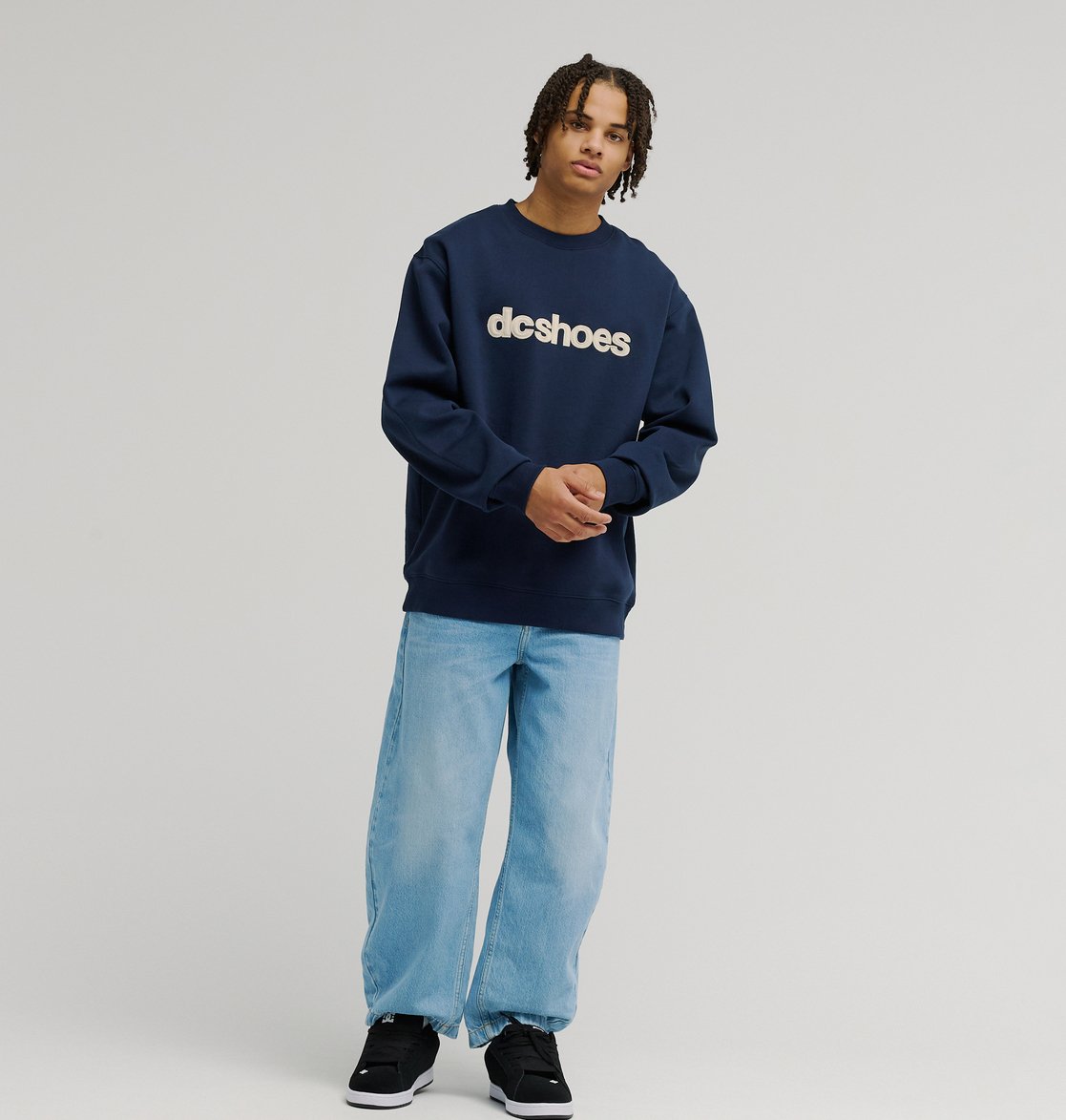 DC Spot Crew Sweater - Black Iris