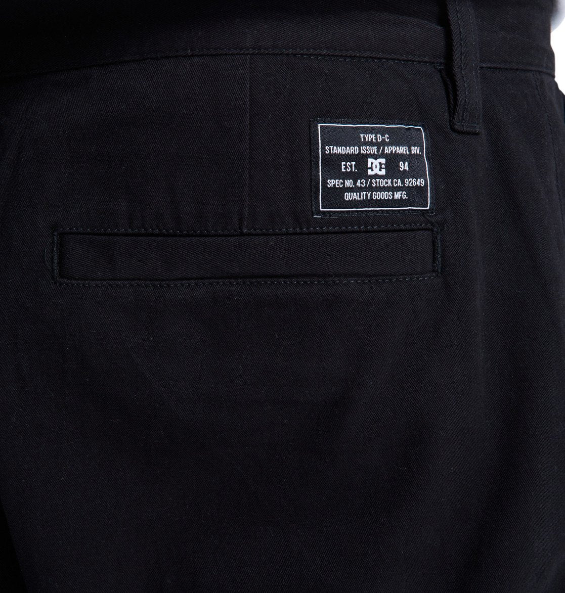DC Worker Chino Relaxed Pant - Black