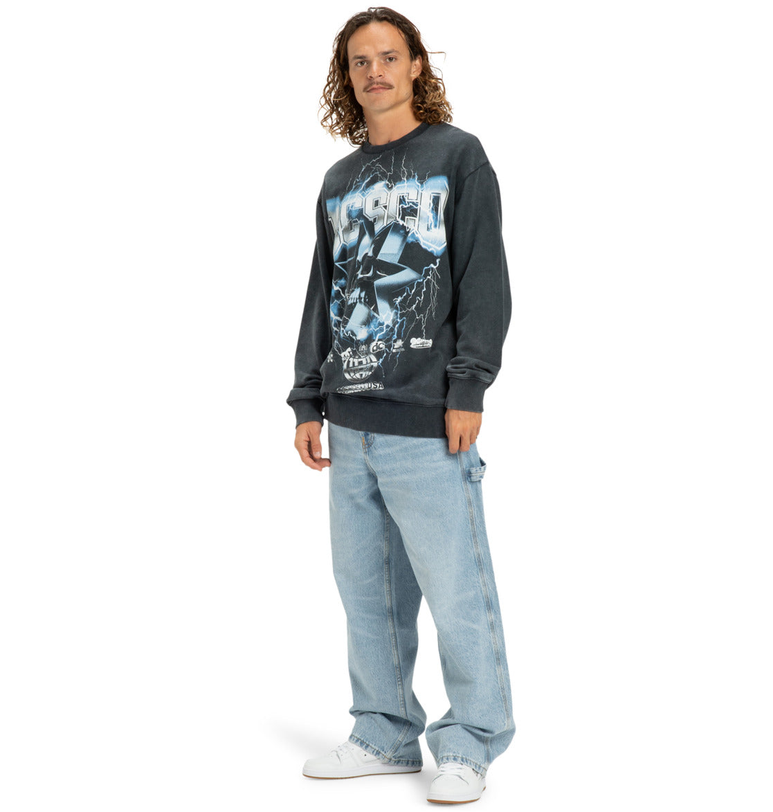 DC Skull Shock Mens Sweater