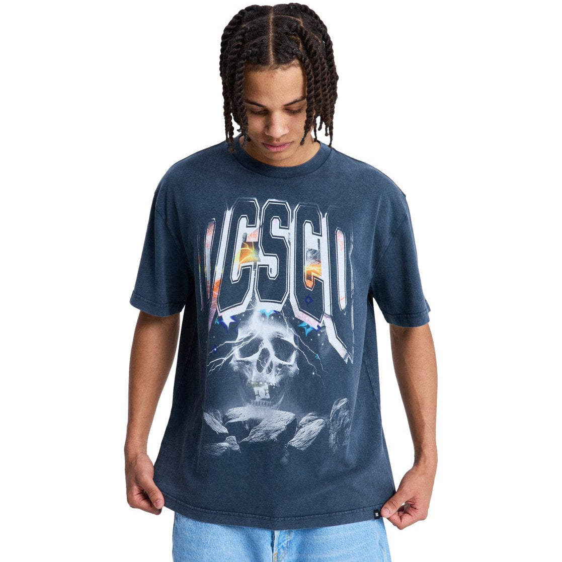 DC Skull Storm T-shirt - Zwart