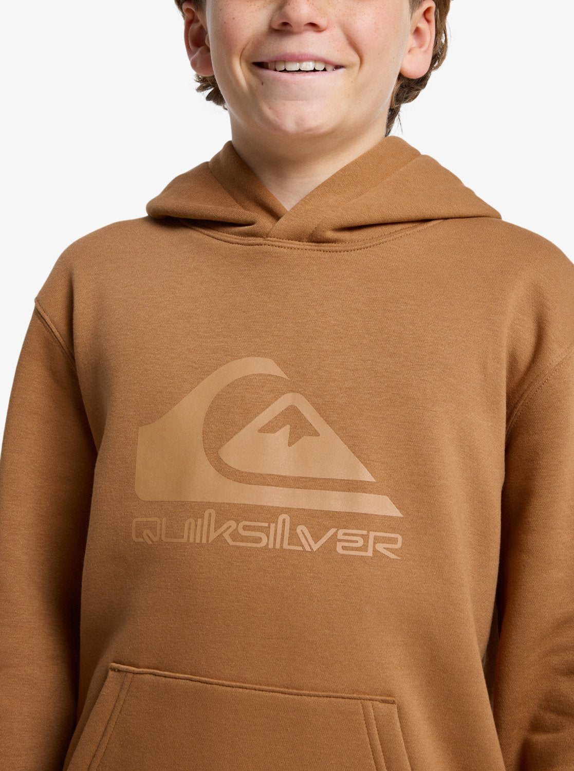 Quiksilver Youth Comp Hoodie 8-16y - Tobacco Brown