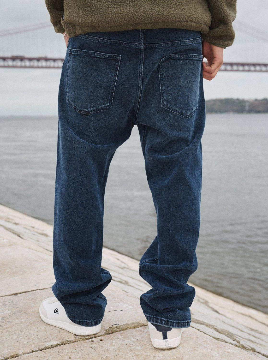 Quiksilver Aqua Cult Regular Fit Denim - Blue/Black Used
