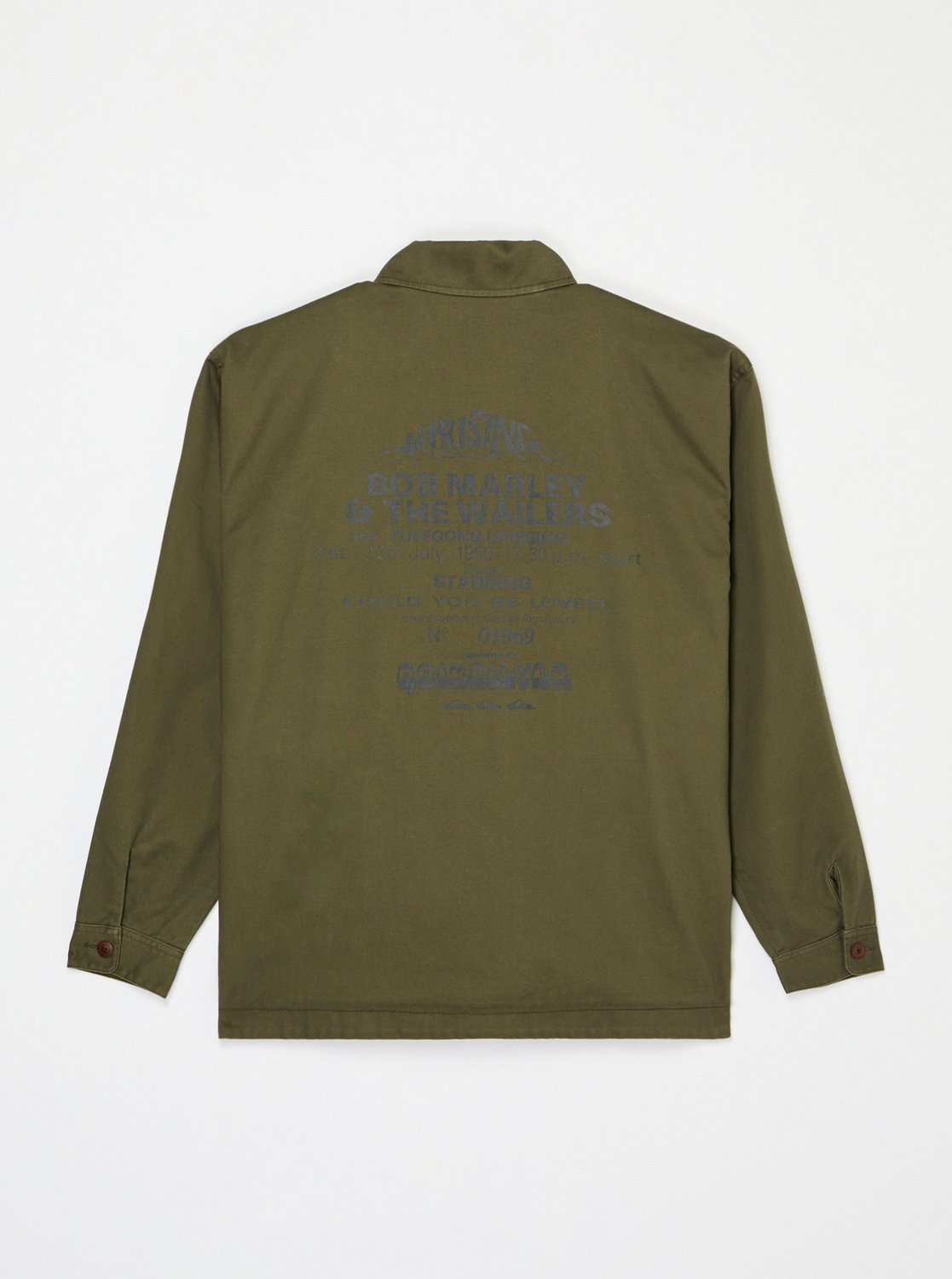 Quiksilver X Bob Marley Uprising Military Jacket - Grape Leaf