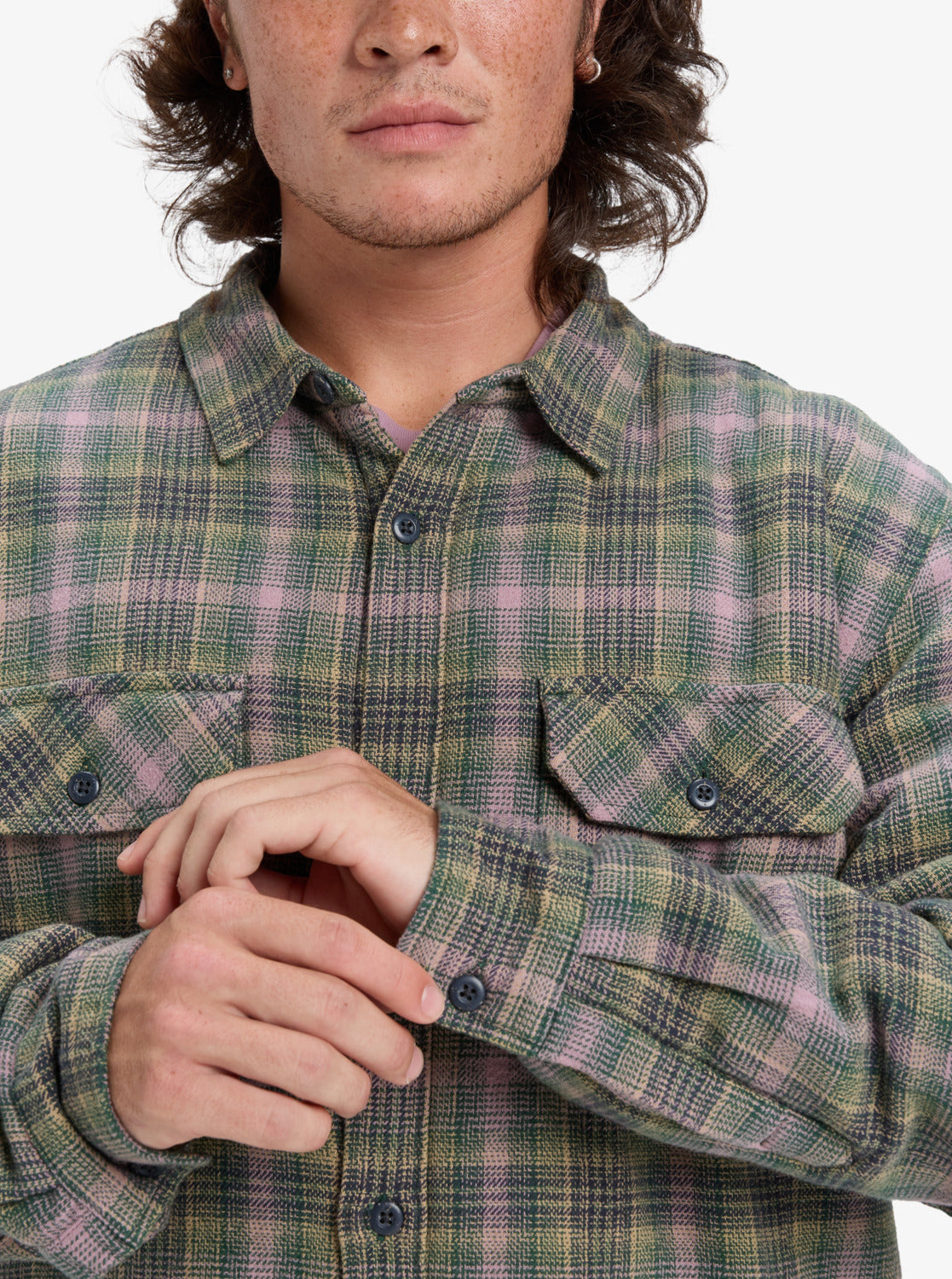 Quiksilver Venture Sherpa Shirt - Indian Ink Venture