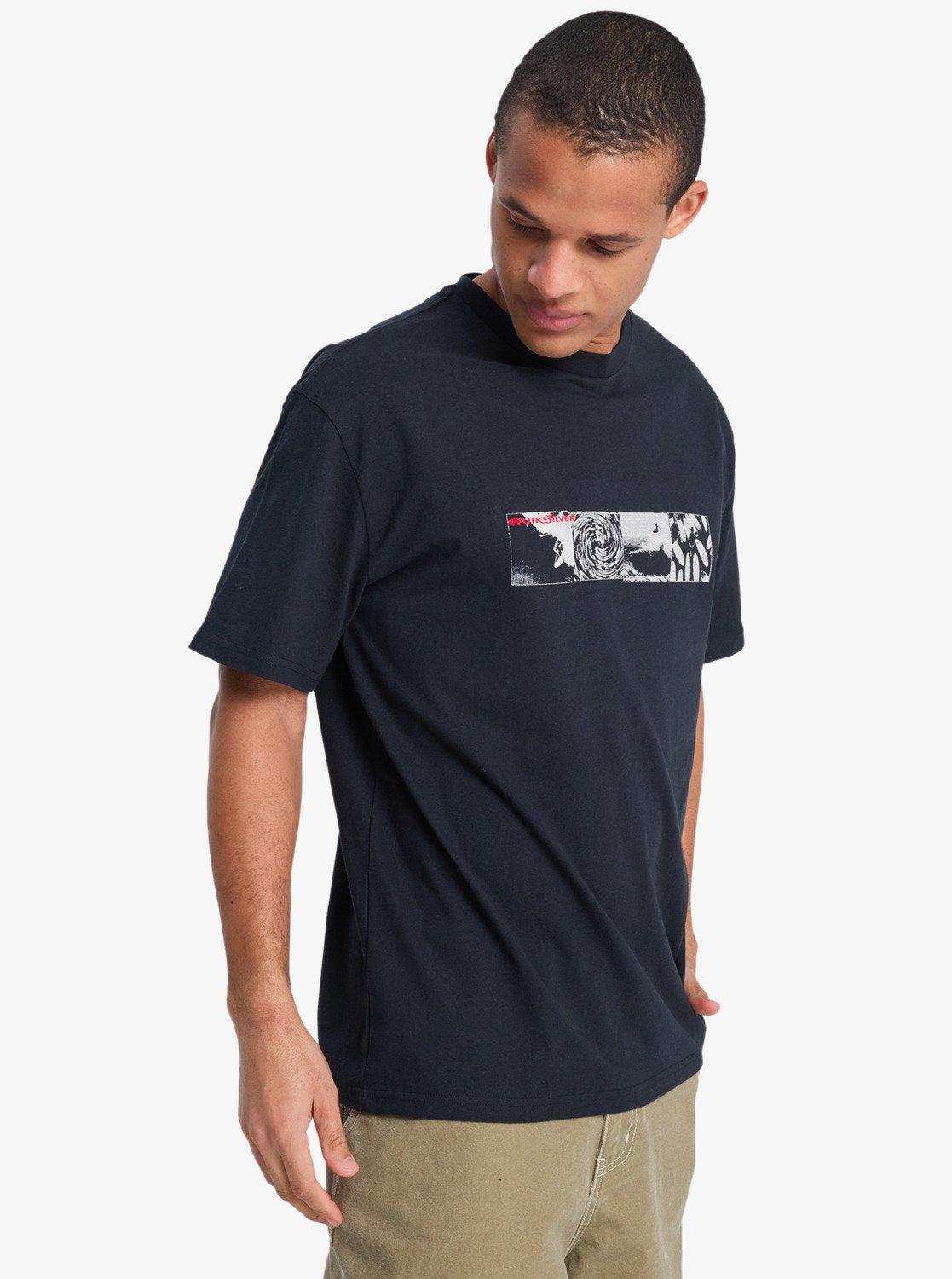 T-shirt Quiksilver Mercury Vortex - Noir