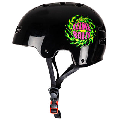 Bullet X Santa Cruz Slime Logo Jeugdhelm - Zwart
