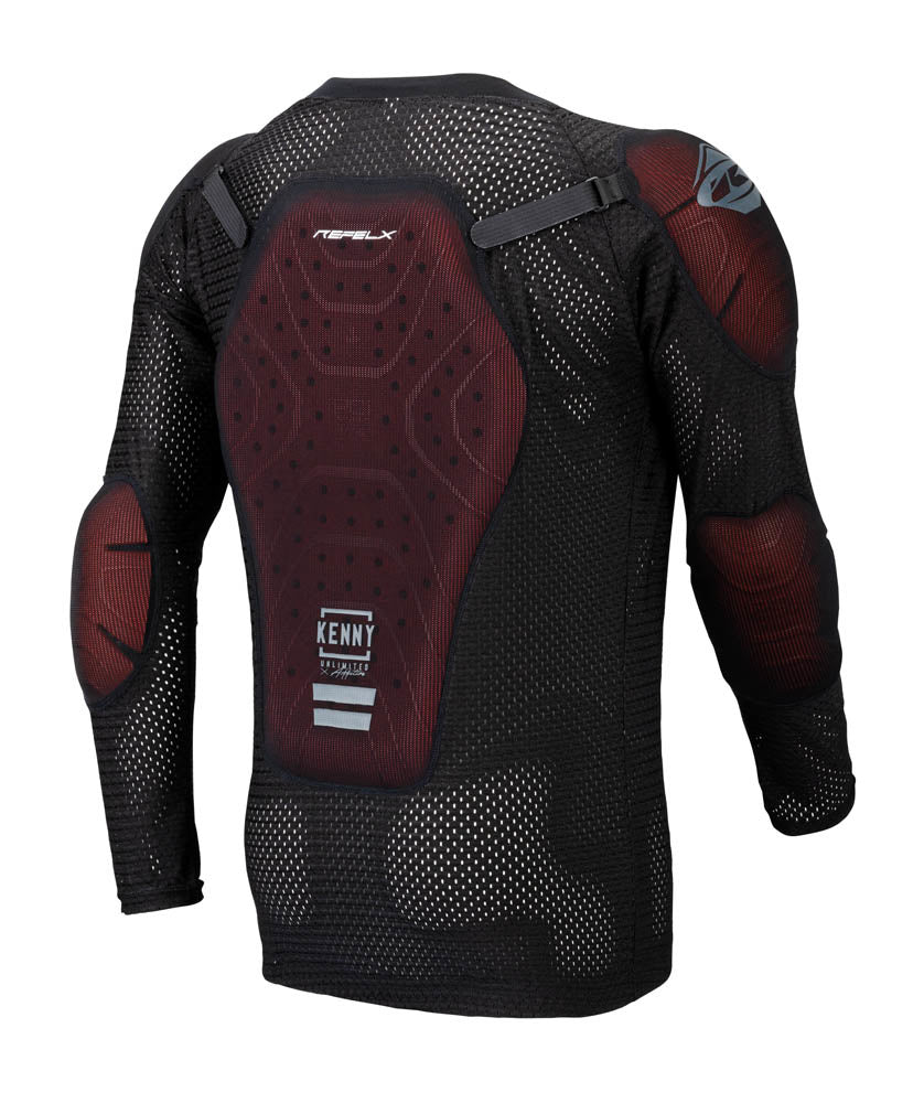 Kenny Kids BMX Reflex Safety Jacket Black / CE approved