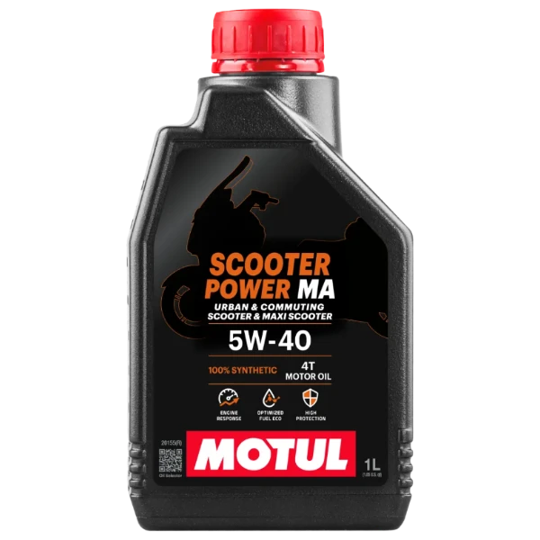 Motul Scooter Power 4T MA  5W-40 Oil 1L