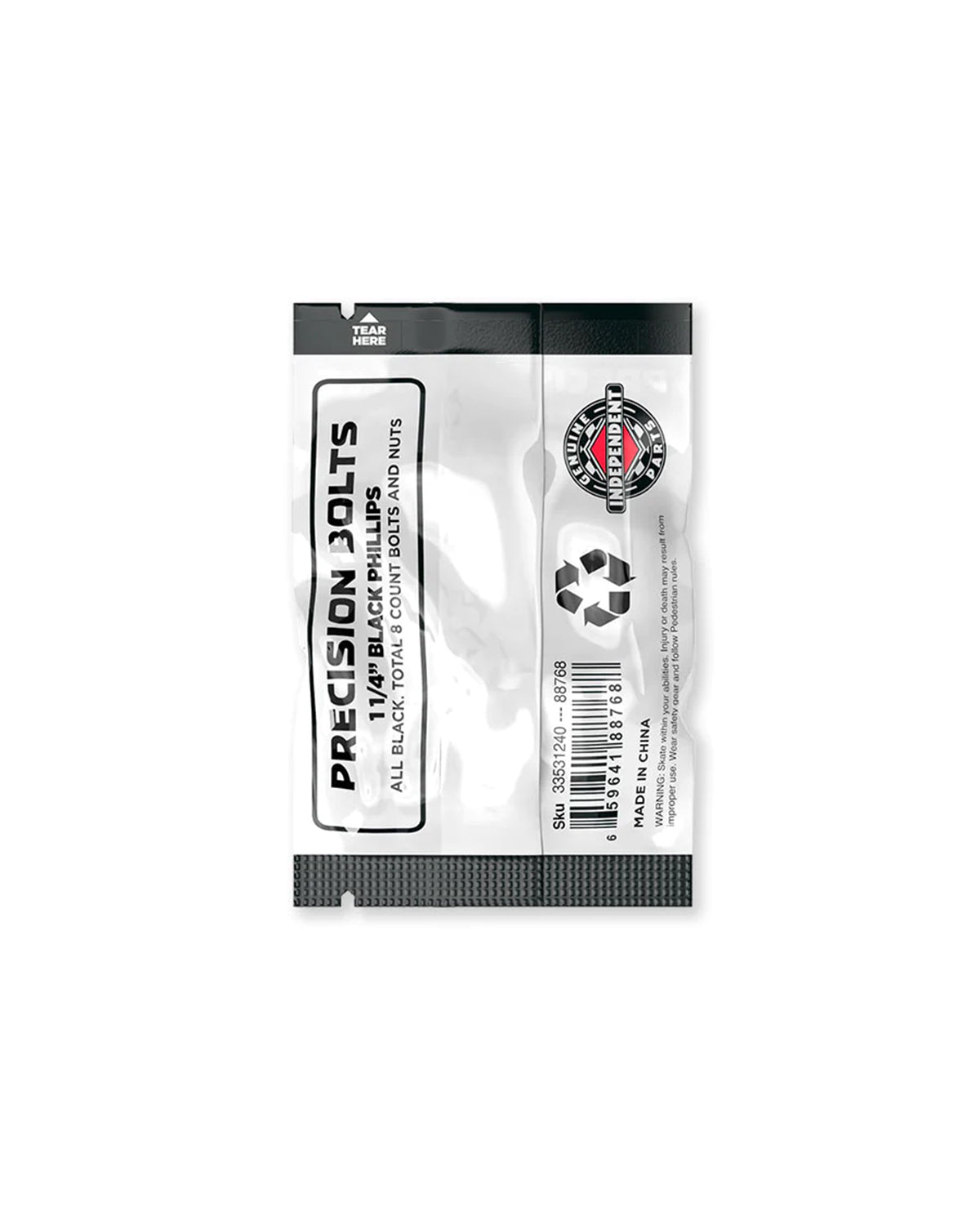 Independent Hardware Precision Bolts 11/4" Phillips - Black