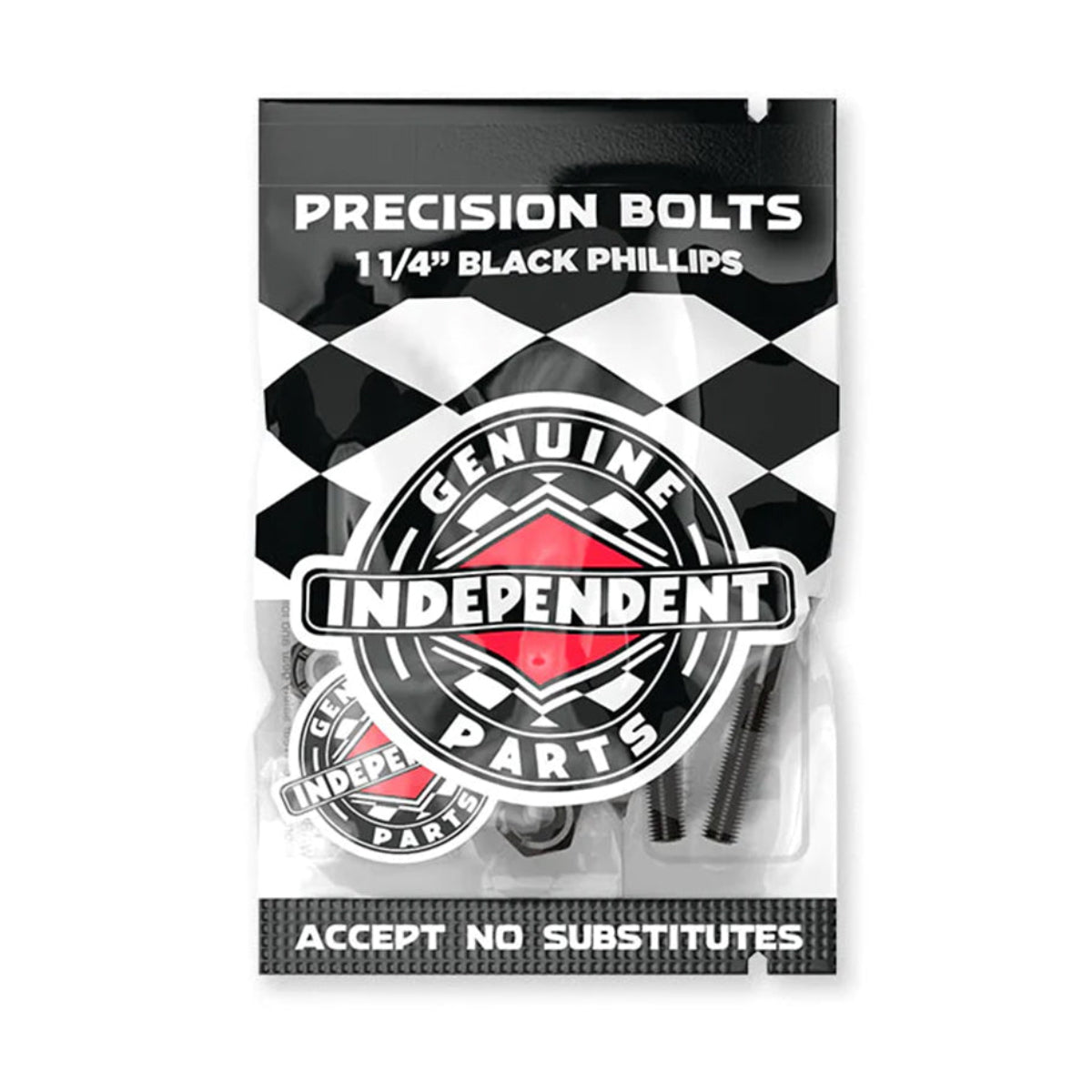 Independent Hardware Precision Bolts 11/4" Phillips - Black