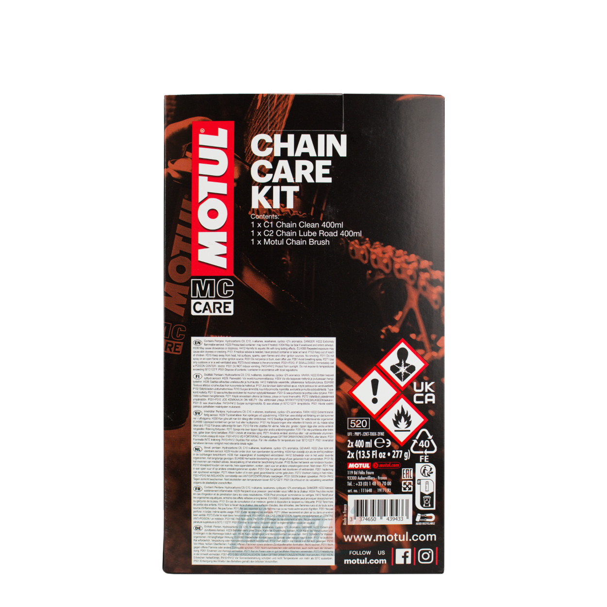 Kit d'entretien de chaîne Motul