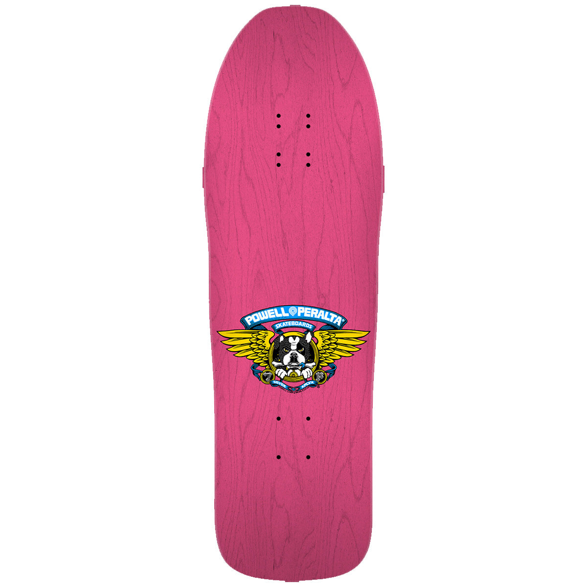 Powell Peralta Frankie Hill Bulldog Reissue Deck 10" - Pink Stain