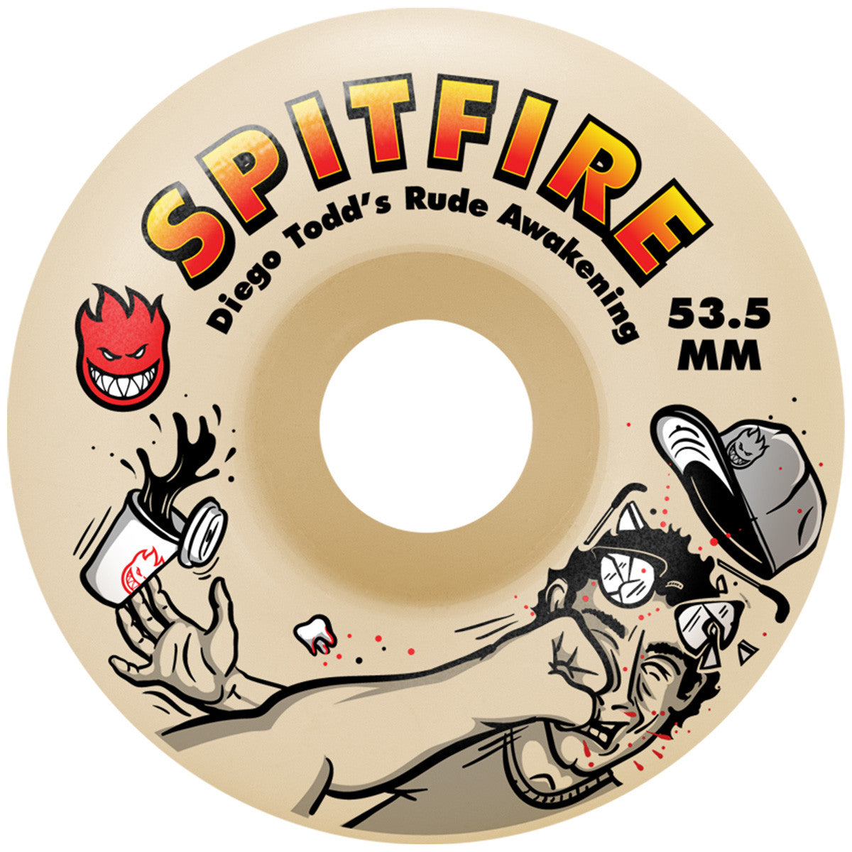 Spitfire Formula Four Diego Todd Rude Awakening Classic Wheels 99D 53.5mm