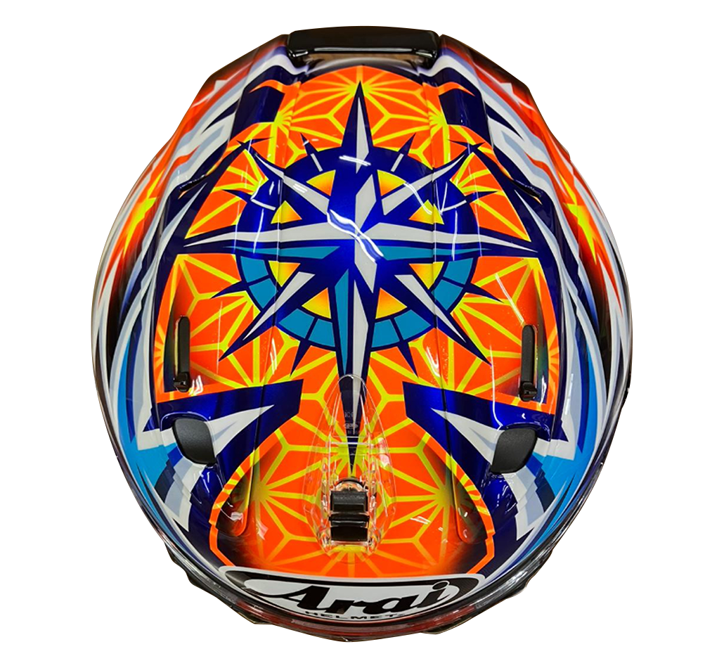 Arai Rx-7v Evo Okamoto Compas Helmet