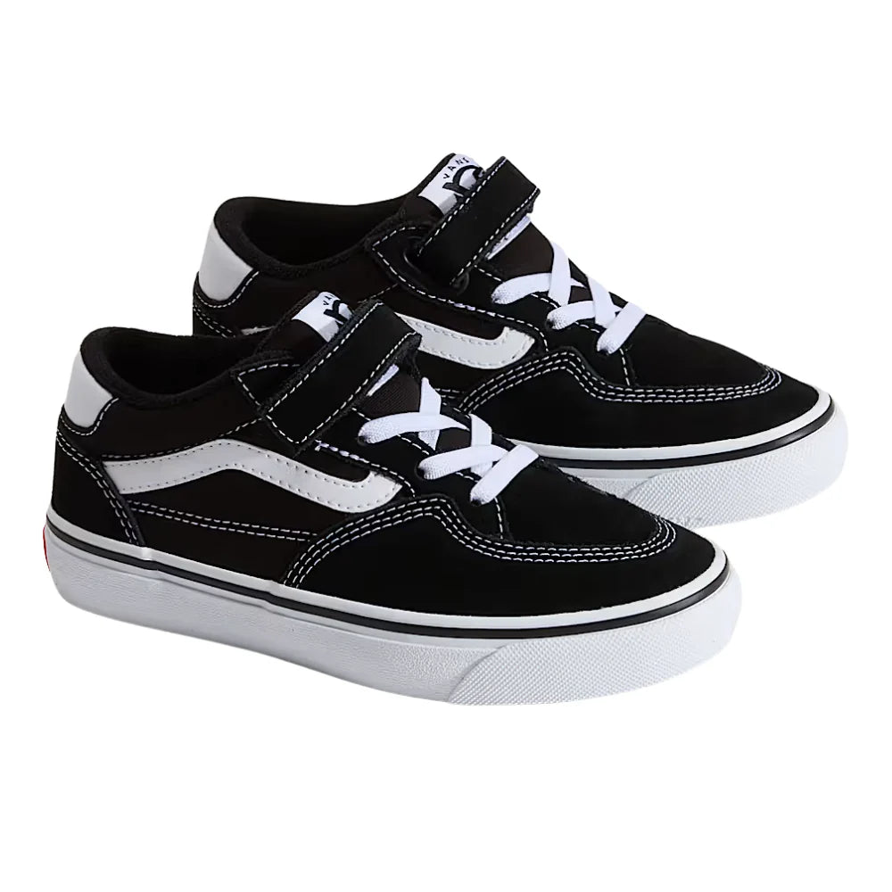 Vans Skate Kids Rowan - Black/White