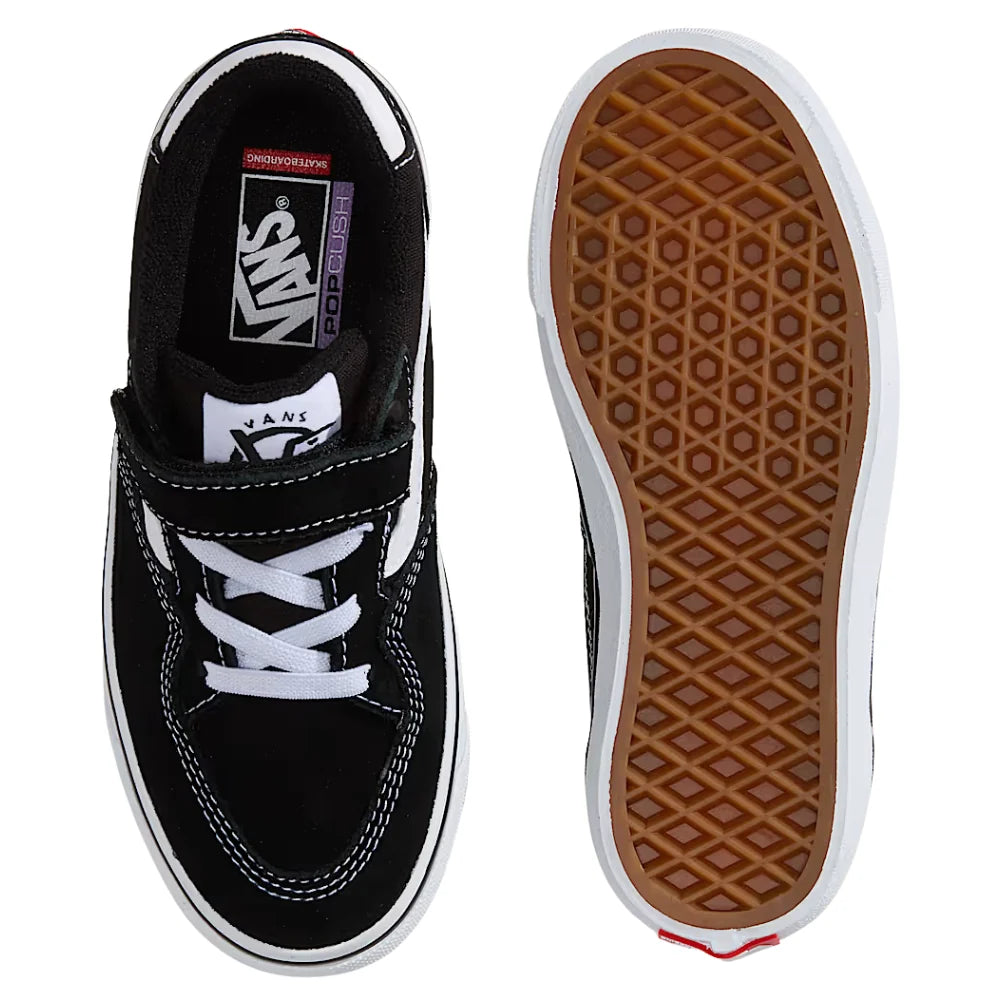 Vans Skate Kids Rowan - Black/White